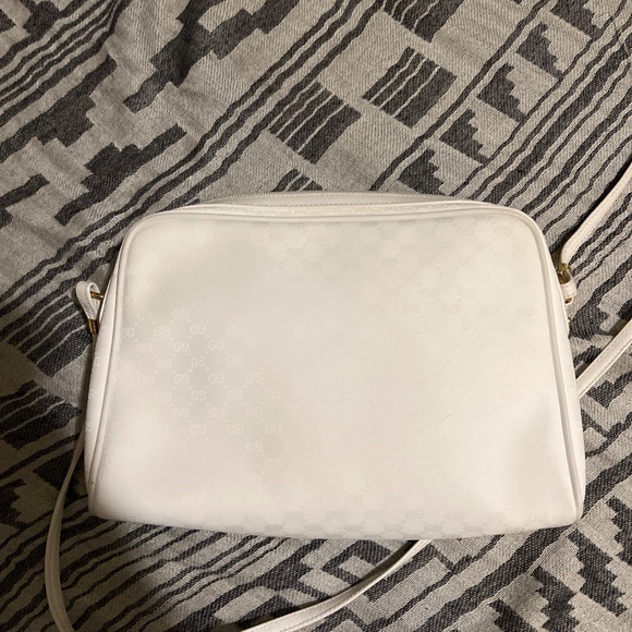Sale🤩Gucci Vintage white micro gg canvas crossbody bag - Picture 2 of 8